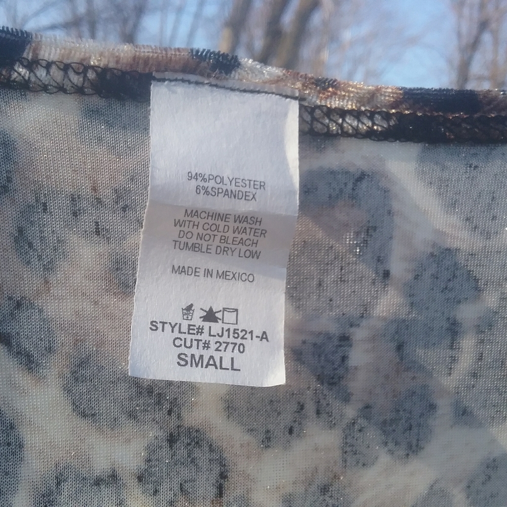 Leopard Animal Print Kimono NEW - Picture 4 of 8